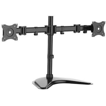 STAFFA TV/MONITOR DA TAVOLO APPOGGI DIMENSIONI DA 13 A 27 2 MONITOR