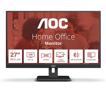 MON 27VA VGA HDMI DP MM VESA 100 AOC 27E3UM