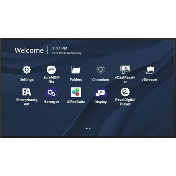 MON 75DS UHD 4K  HDMI AND11 OPS MM USBC RJ45 24/7 500NIT 4/32 AND11