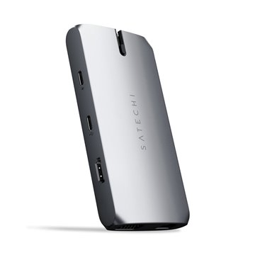 ADATTATORE TYPE C MULTIPORT ONTHEGO PD 60W-HDMI-VGA-USB-GBIT-SD SPAGEGR