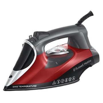 Russell Hobbs 25090-56 iron Dry & Steam iron Ceramic soleplate 2600 W Black  Grey  Red