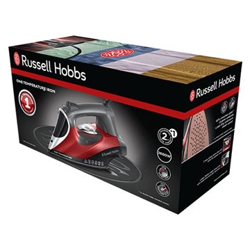 Russell Hobbs 25090-56 iron Dry & Steam iron Ceramic soleplate 2600 W Black  Grey  Red