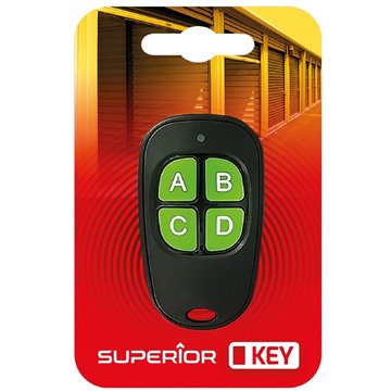 SUPERIOR TELECOMANDO UNIVERSALE 4T PER CANCELLI ELETTRONICI KEY