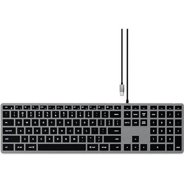 TASTIERA SLIM USB-C W3 - SPACE GRAY - ITA X APPLE