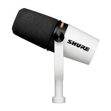 Shure MV7+-W - lectern/vocal microphone with XLR/USB-C connector  white
