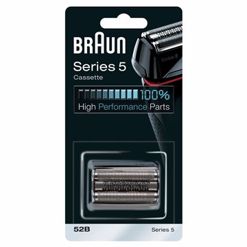 Braun Series 5 52B Electric Shaver Head Replacement Cassette – Black