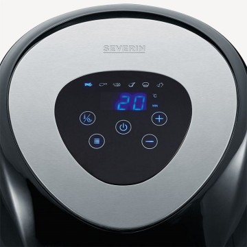 Severin 2430 Single 3.2 L Stand-alone 1500 W Hot air fryer Black  Stainless steel Severin 2430 Single 3.2 L Stand-alone 1500 W Hot air fryer Black  Stainless steel