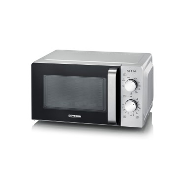 Severin MW 7780 microwave Black  Silver Grill microwave Countertop 17 L 700 W