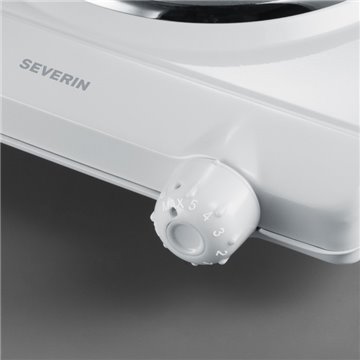 Severin KP 1091 hob White Countertop Sealed plate 1 zone(s)