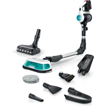 Bosch BCS71HYG4 Cordless 2-in-1 hoover  vacuuming and mopping Unlimited 7 ProHygienic Aqua White