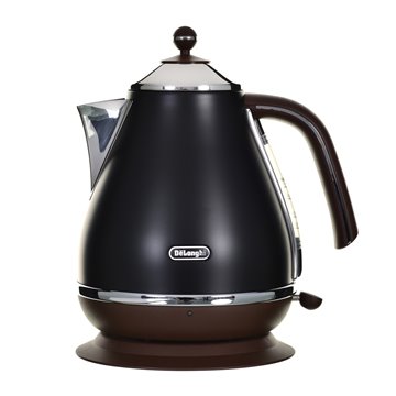 DeLonghi KBOV 2001.BK electric kettle 1.7 L Black Brown 2000 W