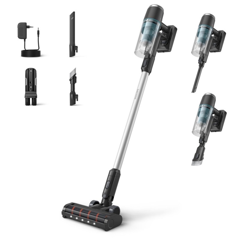 Philips 3000 series XC3031 Stick vacuum Battery Dry Bagless Black  Blue Philips 3000 series XC3031 Stick vacuum Battery Dry Bagless Black  Blue