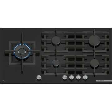 Bosch Serie 6 PPM9A6I40 hob Black Built-in 90 cm Gas 5 zone(s)