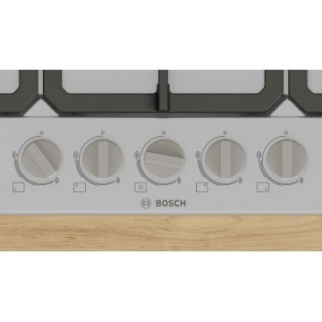 Bosch Serie 4 PGQ7B5K90 hob Stainless steel Built-in 75 cm Gas 5 zone(s)