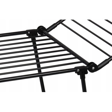 AMALFI foldable laundry drying rack  black