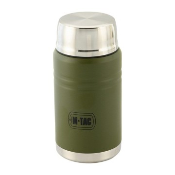 M-Tac UN-R02-750A Food thermos with foldable stainless steel spoon  750 ml  olive green