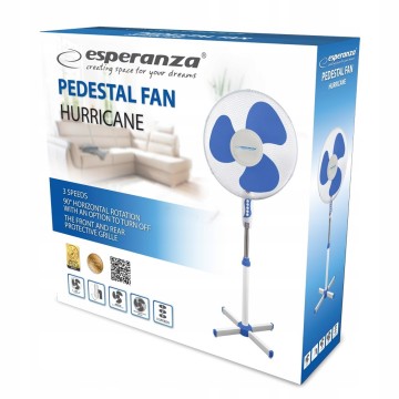 Esperanza EHF001WB household fan Blue  White