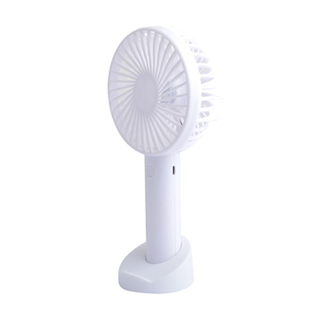 USB Rechargeable Handheld Fan white