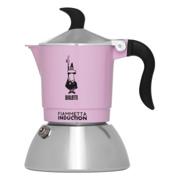 Bialetti 6585 Moka pot 0.09 L Black  Pink  Silver