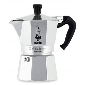 Bialetti Moka Express Moka pot 0.06 L Aluminium  Black