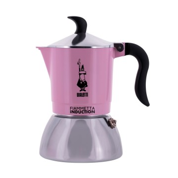 Bialetti 6586 Moka pot 0.15 L Black  Pink  Silver