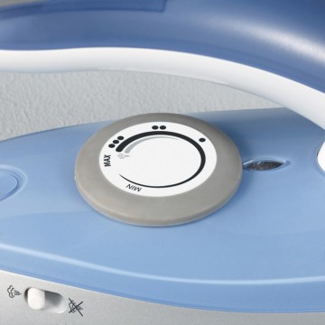 Severin BA 3234 iron Dry & Steam iron Stainless Steel soleplate 1000 W Blue  Silver