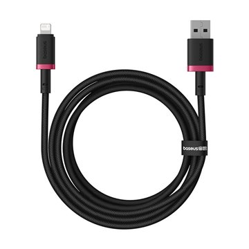 Baseus Dura Type A to IP 2.4A 2 m fast charging cable Black  Red