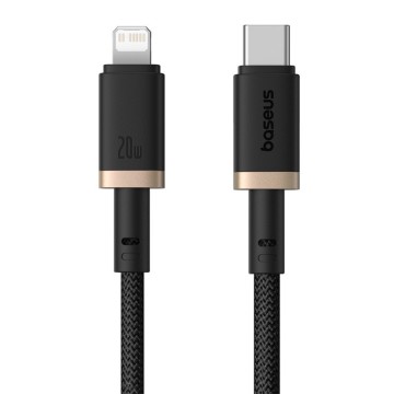 Baseus Dura Type C fast charging cable for iP 20 W 2 m Black  Gold