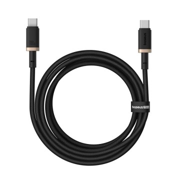 Baseus Dura Type C to Type C 100 W fast charging cable 2 m Black  Gold
