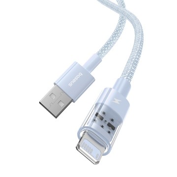 Baseus Gem USB to IP 2.4A fast charging cable 1 m Blue