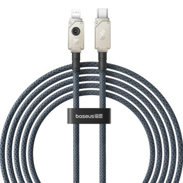 Baseus Unbreakable USB C to iP cable 2 m 20 W Black