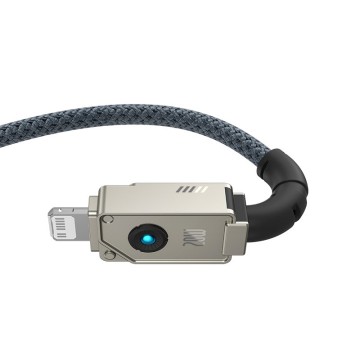 Baseus Unbreakable USB C to iP cable 2 m 20 W Black