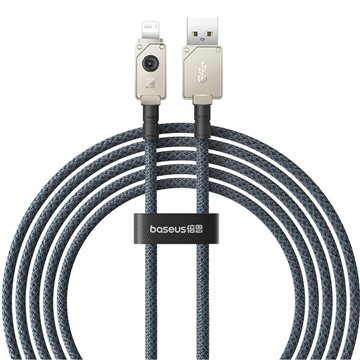 Baseus Unbreakable USB A to iP cable 2 m 5V-2.4A White