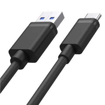 UNITEK KABEL USB USB-A — USB-C 50CM  Y-C481BK BLACK