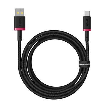Baseus Dura USB Type A to Type C 60 W fast charging cable 2 m Black  Red