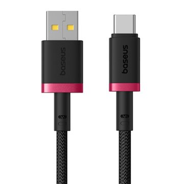Baseus Dura USB Type A to Type C 60 W fast charging cable 2 m Black  Red