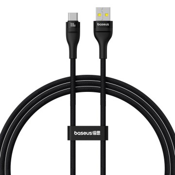 Baseus Flash 2 USB A to USB C fast charging cable 1 m 100 W Black