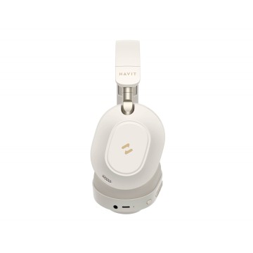 Havit H668BT - BT cordless headphones  beige