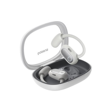 Baseus Eli Fit Open- Ear Headset Wireless Connectivity/Music USB Type-C Bluetooth White