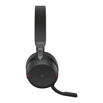 Jabra Evolve2 75 Headset Wired and Wireless Headband Calls/music USB Type-C Bluetooth Charging stand Black