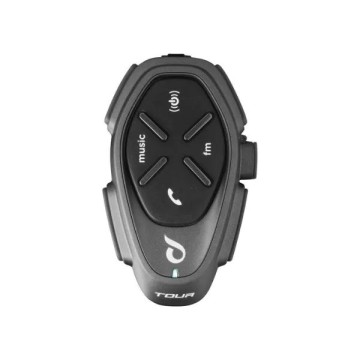 Interphone TOUR HD Motorbike intercom 1500 m 2 pcs Black