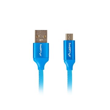 LANBERG CABLE USB 2.0 MICRO-B (M) - A (M) 1.8M QC
