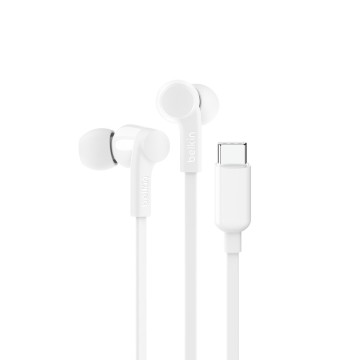 Belkin SoundForm Headset Wired In-ear Music/Everyday USB Type-C White
