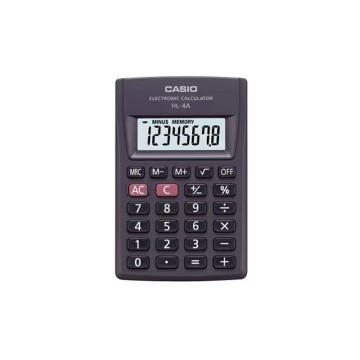 CASIO HL-4A-B 8-digit pocket calculator 56x87mm black