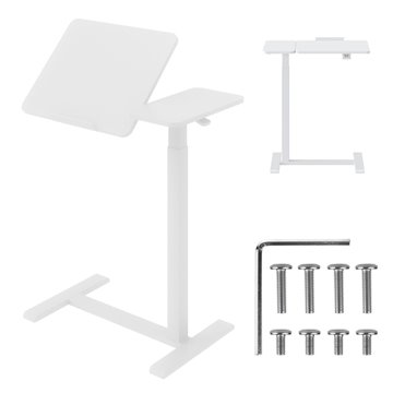 Maclean mobile desk/laptop stand  white  height adjustment 76-109cm  max. 30kg   MC-120 W