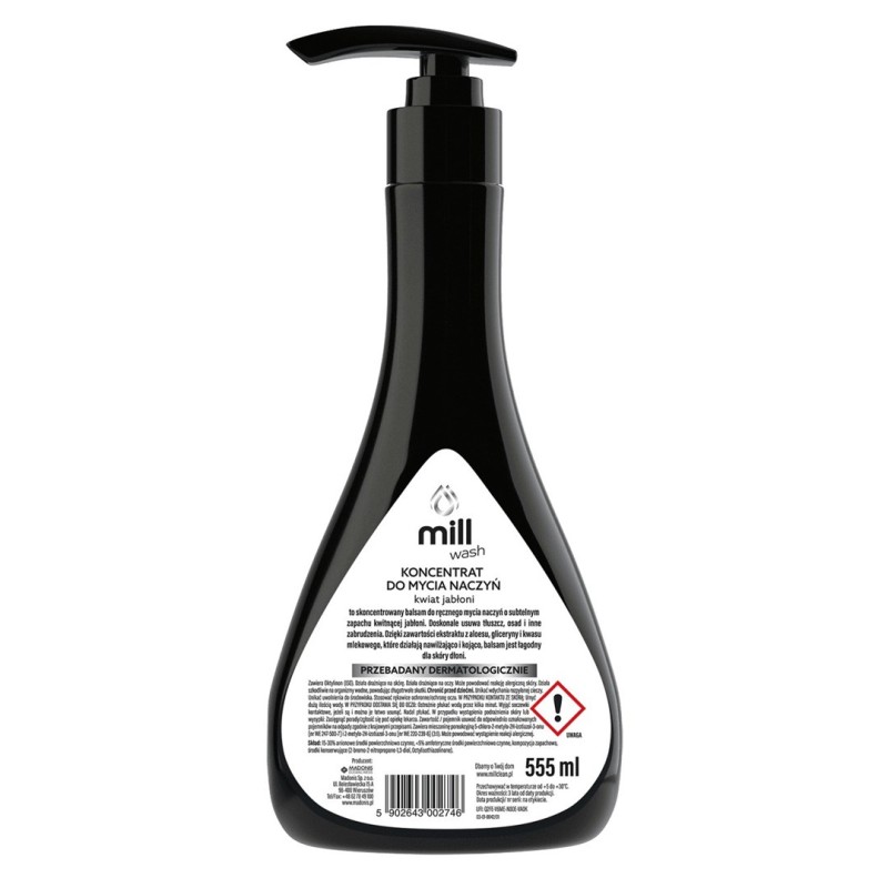 Mill Wash concentrated dishwashing lotion with lilac blossom fragrance 555 ml Mill Wash concentrated dishwashing lotion with lilac blossom fragrance 555 ml