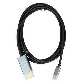 iBox ITVCDP4K video cable adapter 1.8 m USB Type-C DisplayPort Black