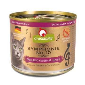 GRANATAPET Symphonie No.10 Wild boar and duck - wet cat food - 200g