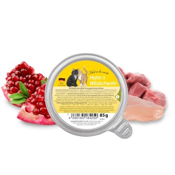 GRANATAPET Filet á la carte Chicken with wild boar - wet cat food - 85g