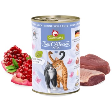 GRANATAPET DeliCATessen Tuna and duck - wet cat food - 400g